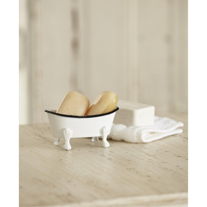 MIDWEST CORVETTE Black and White Bathtub Metal 5.5 x 2.75 Decorative Counterop Figurine - Image 2